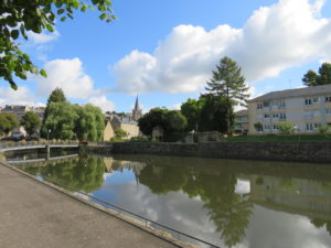 The river Vire, at Vire near St Michel de Mon Joie