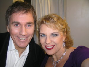 David Hobson and Jacqueline Dark at a 'Back to Ballarat' Concert