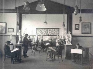 Art Class at the School of Mines, Federation University Historical Collection